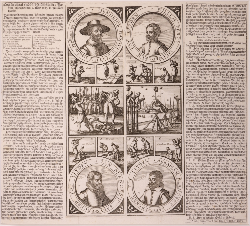 "HENDRICK DANIELSz SLATIUS gewesene Predikant tot Bleyswijck."