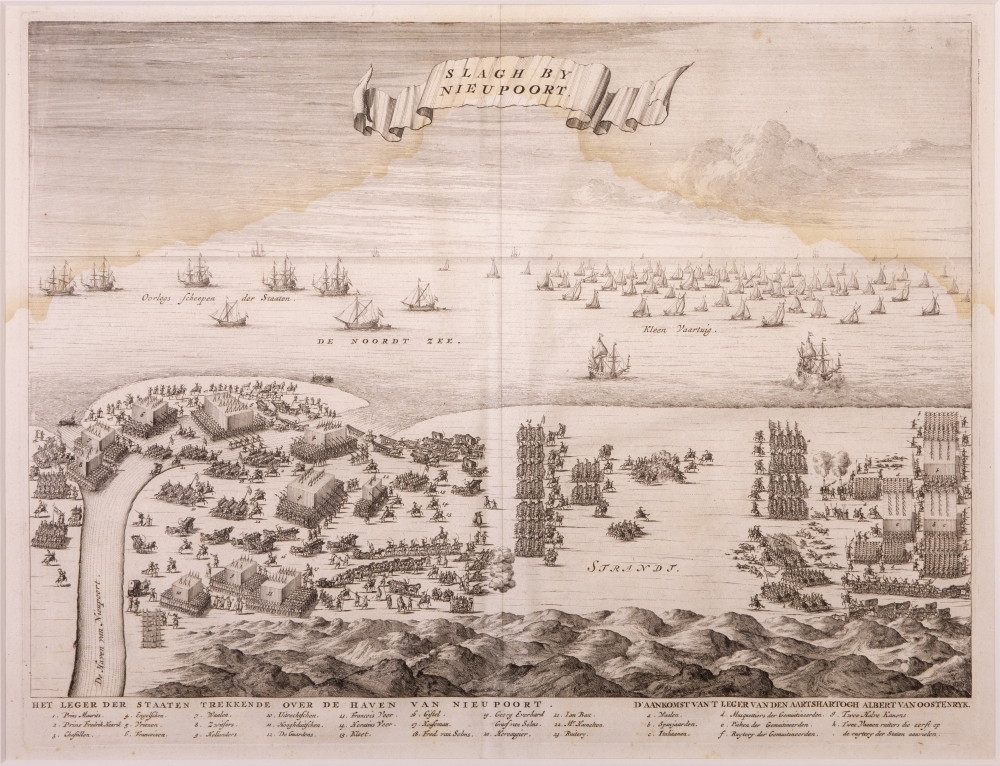 De slag bij Nieuwpoort.
