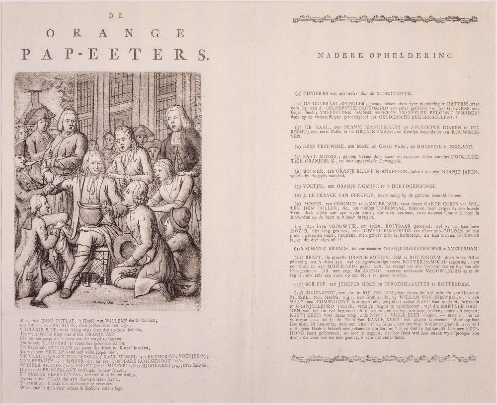 "DE ORANJE PAP-EETERS."