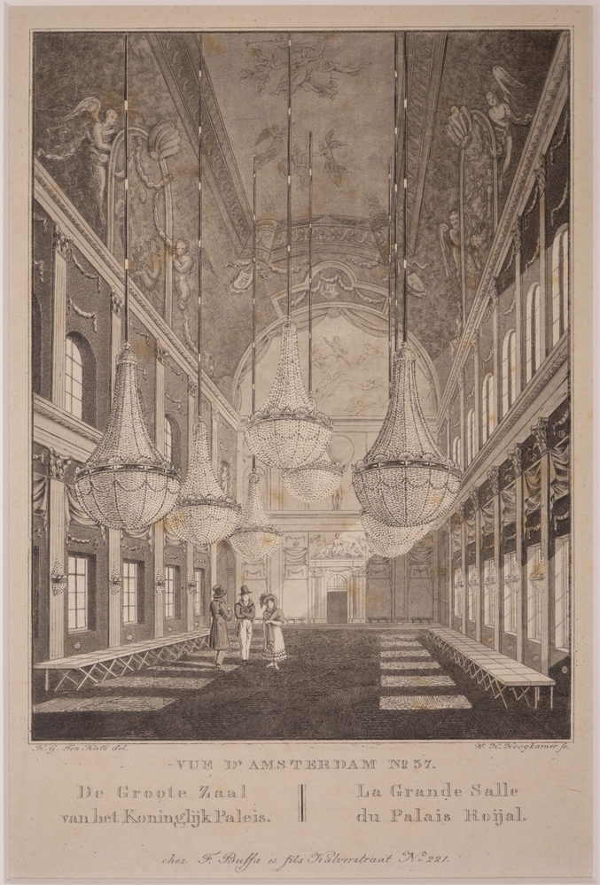 topografie: "de Grootte Zaal van het Koninglijk Paleis."