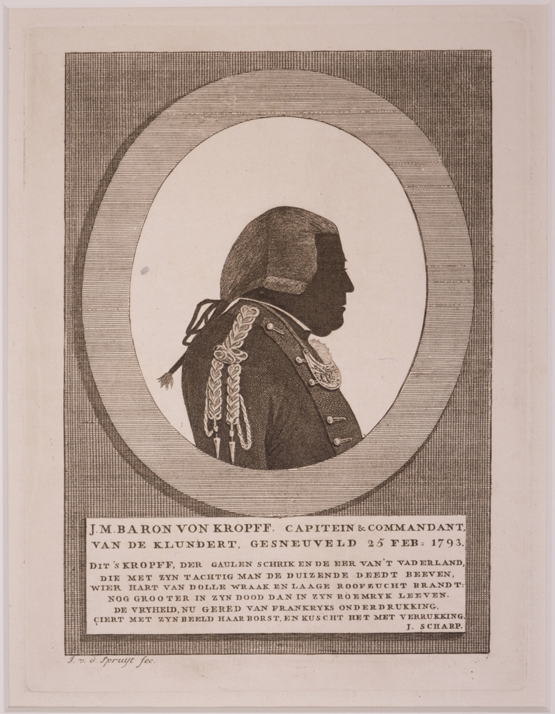 J.M., Baron (Capitein en Commandant v.d. Klundert) Von Kropff