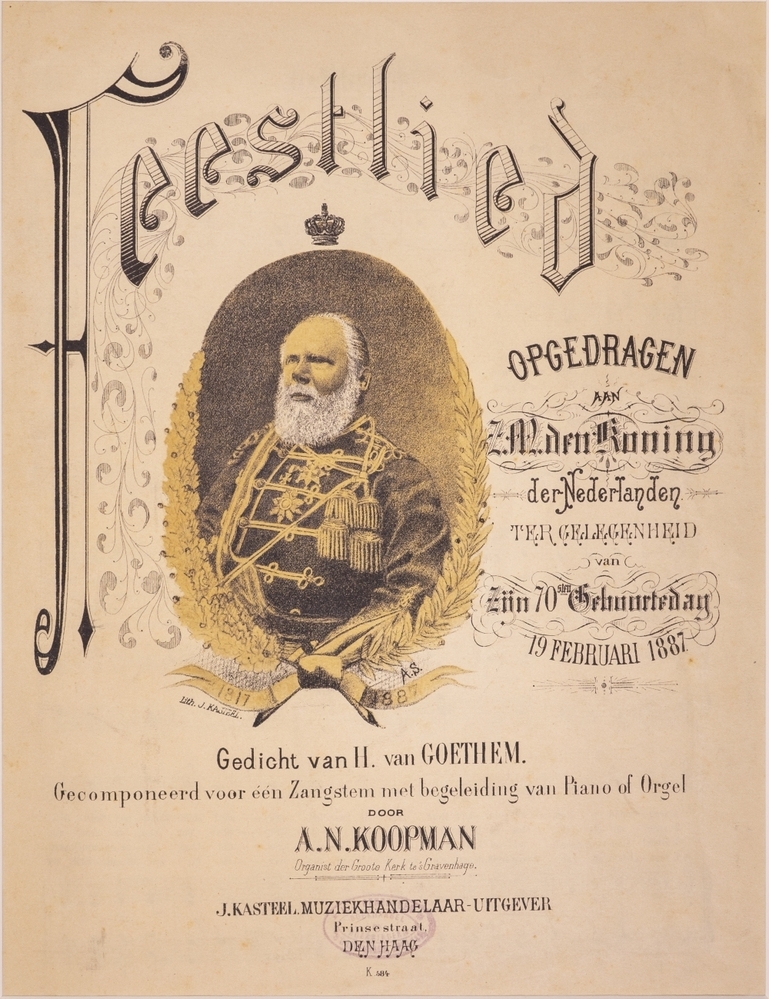 Borststuk naar rechts in harnas met omgeslagen stijve kraag.