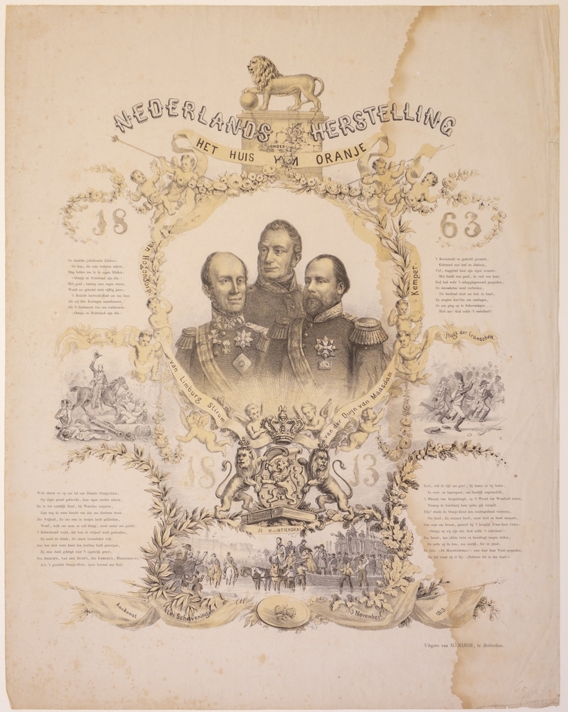 Willem I, II en III, koningen van Oranje-Nassau