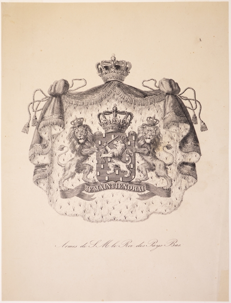 wapens: Koningswapen vanaf Koning Willem 1 t/m Koningin Juliana.