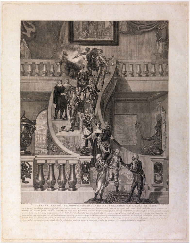 "Tafereel van het Stadhouderschap in de Nederlanden van Ao 1565 tot 1802."