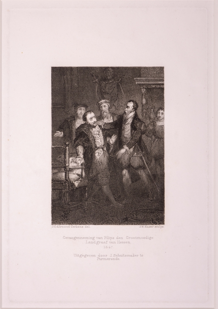 "Gevangenneming van Filips den Grootmoedige Landgraaf van Hessen 1547."