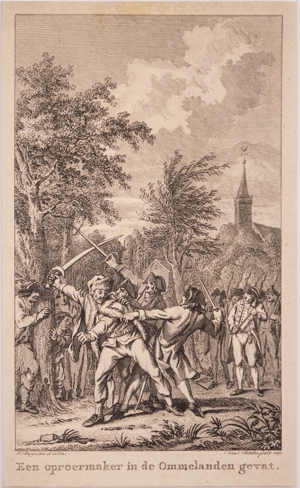 "Een oproermaker in de Ommelanden gevat."