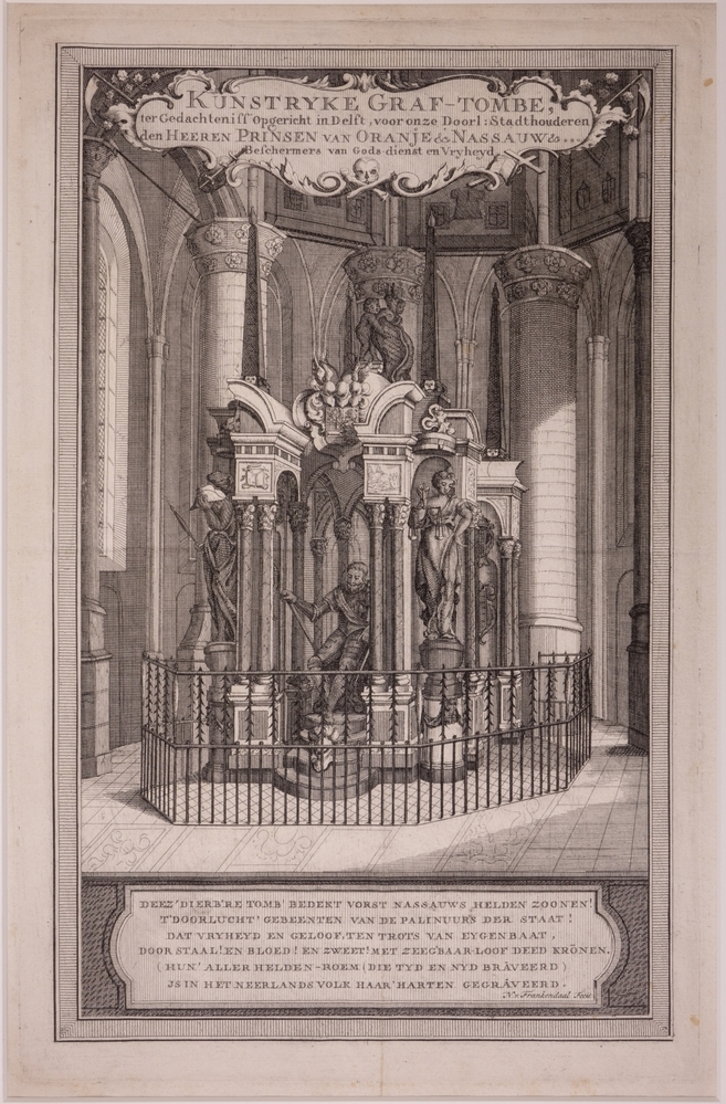 Graftombe van WILLEM I te Delft.