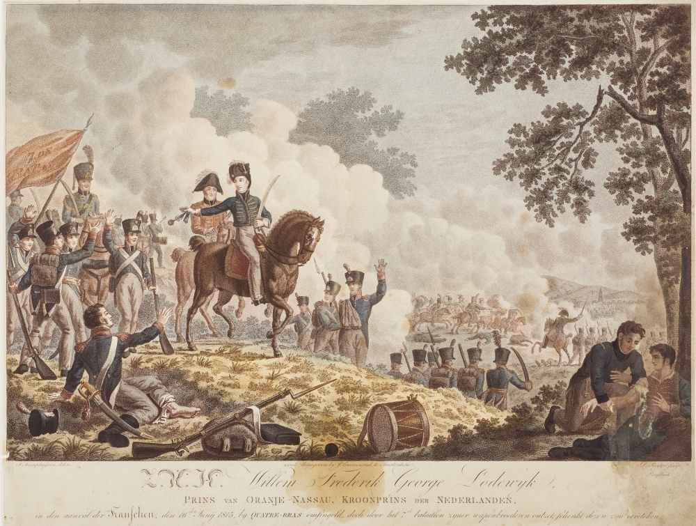 De slag bij Quarte-Bras.