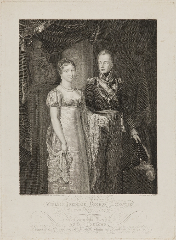 Willem II & Anna Paulowna van Oranje-Nassau & van Rusland