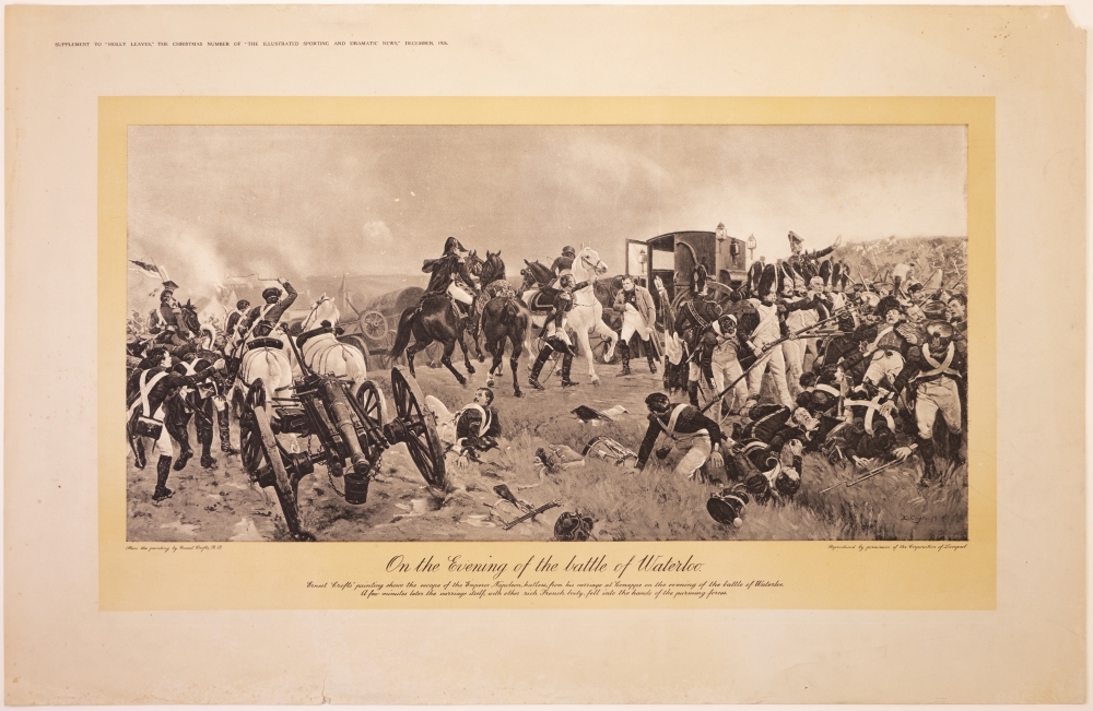 "On the Evening of the battle of Waterloo."