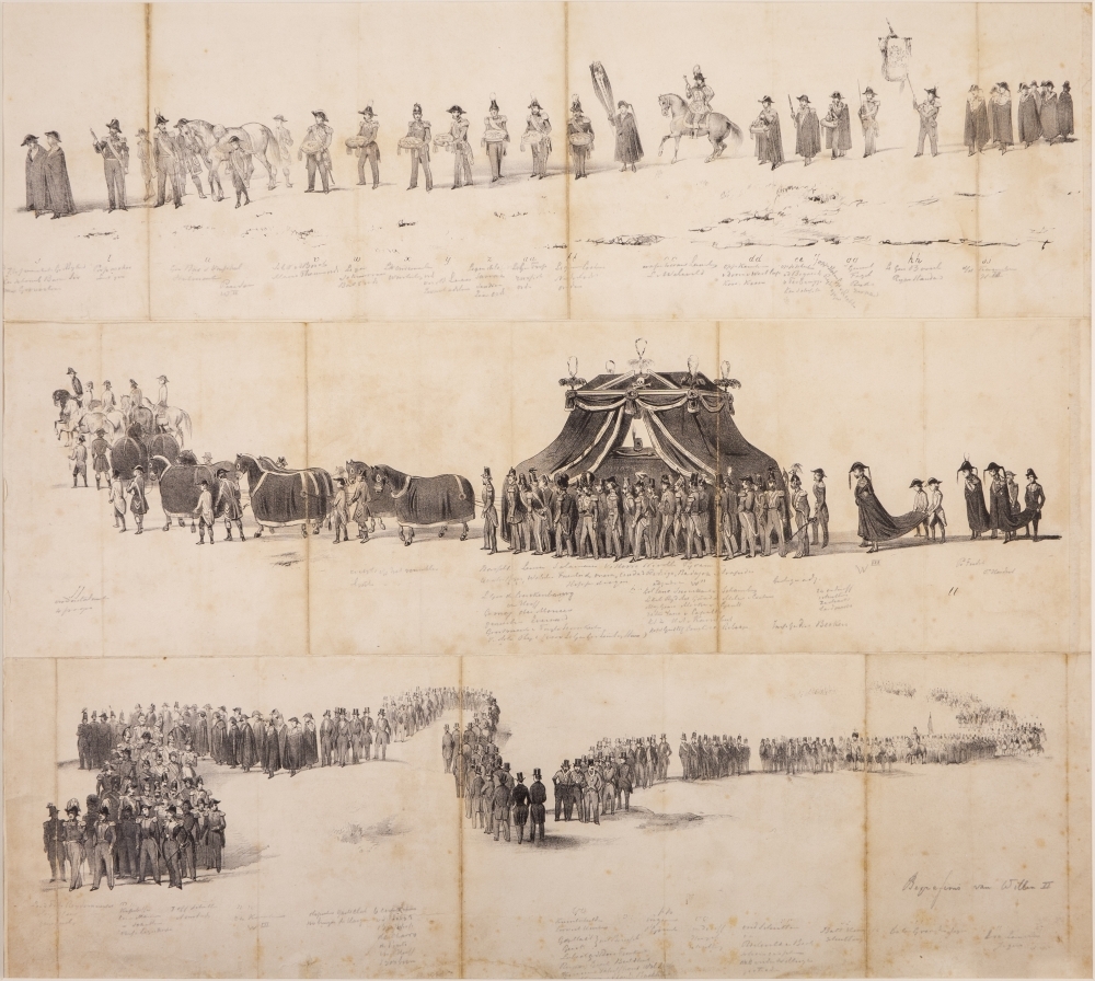 Begrafenis van Koning Willem II.