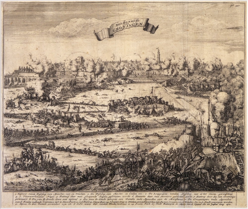 Belegering van Groningen door de Bisschoppen van Keulen en Munster, 12 july tot 17 augustus 1672.