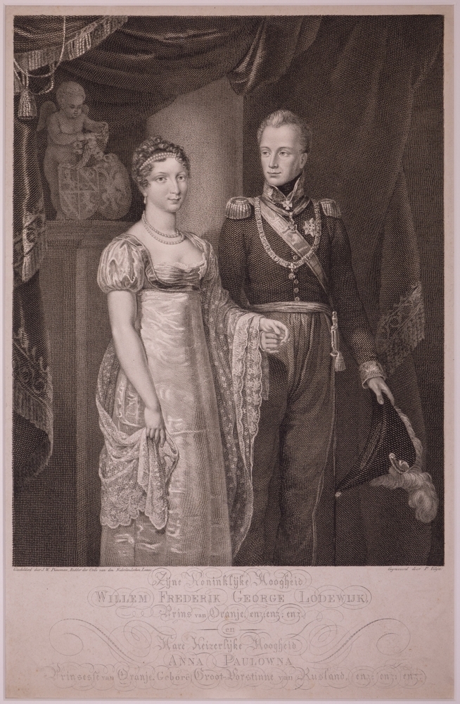 Willem II & Anna Paulowna van Oranje-Nassau & van Rusland