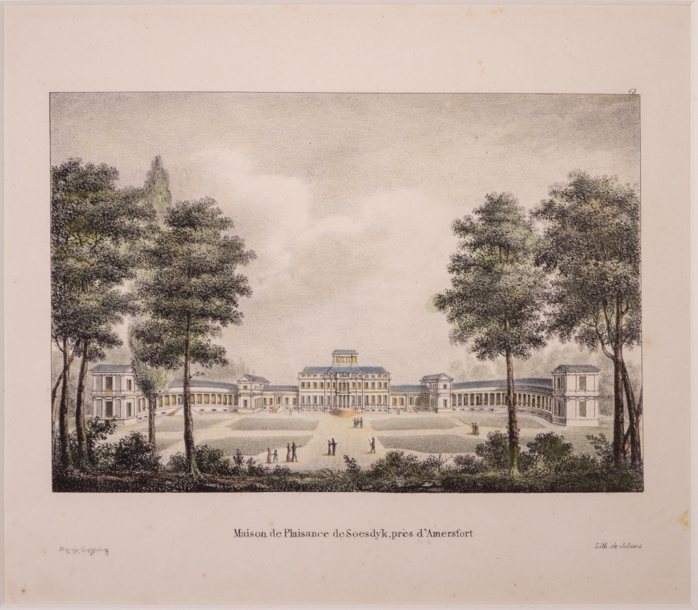 topografie: "Maison de Plaisance de Soestdijk pres d'Amersfort."