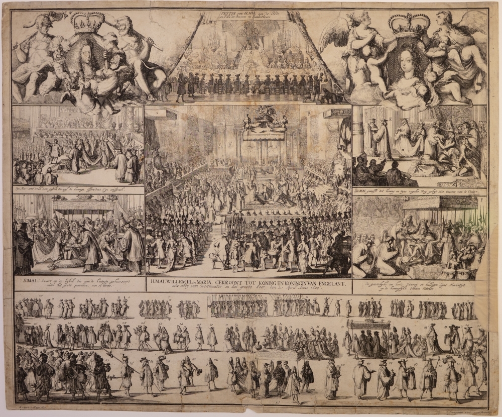 KRONING VAN WILLEM III EN MARY TOT KONING EN KONINGIN VAN ENGELAND.