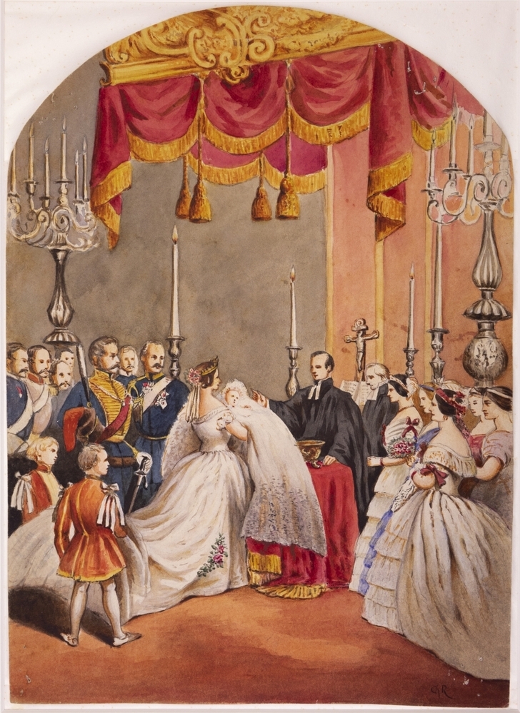 Doop van een (Oranje Nassau?) kind.