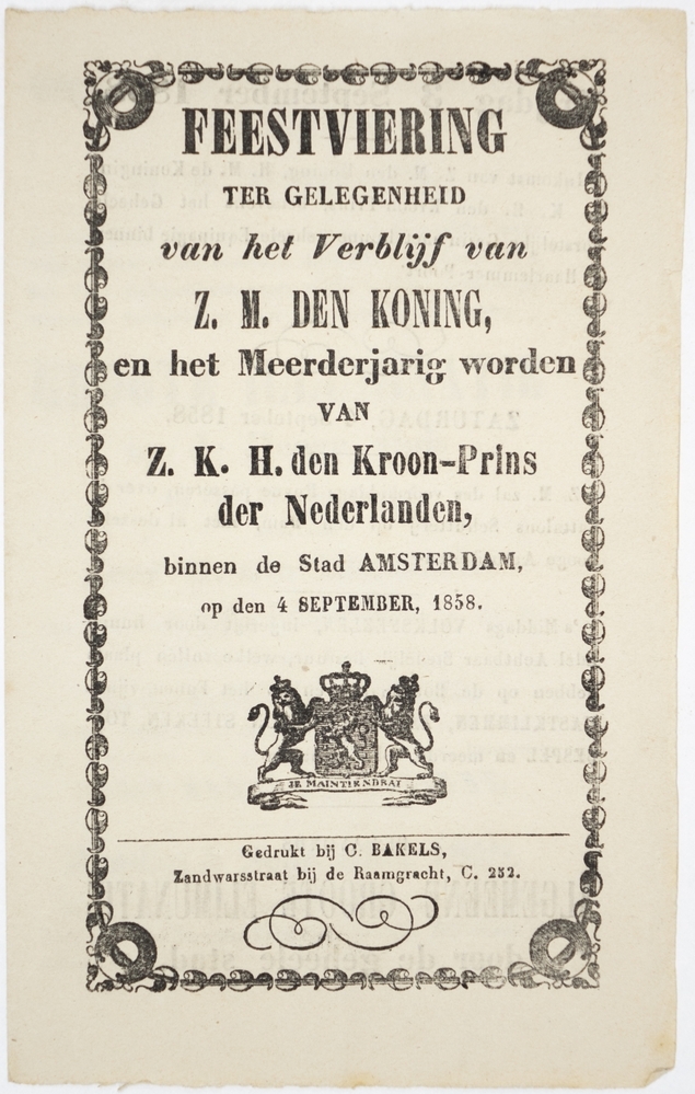 Willem III Alexander Paul Frederik Lodewijk van Oranje-Nassau