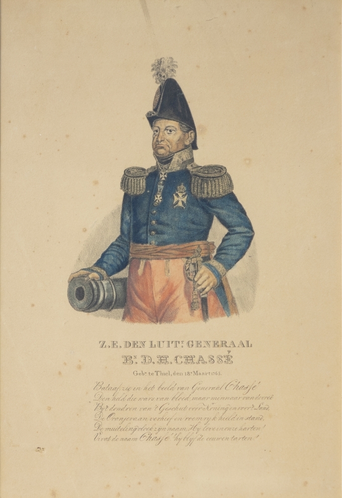 Baron David Hendrik, Luit.Gen.,Opperb.te Antwerpen Chassé