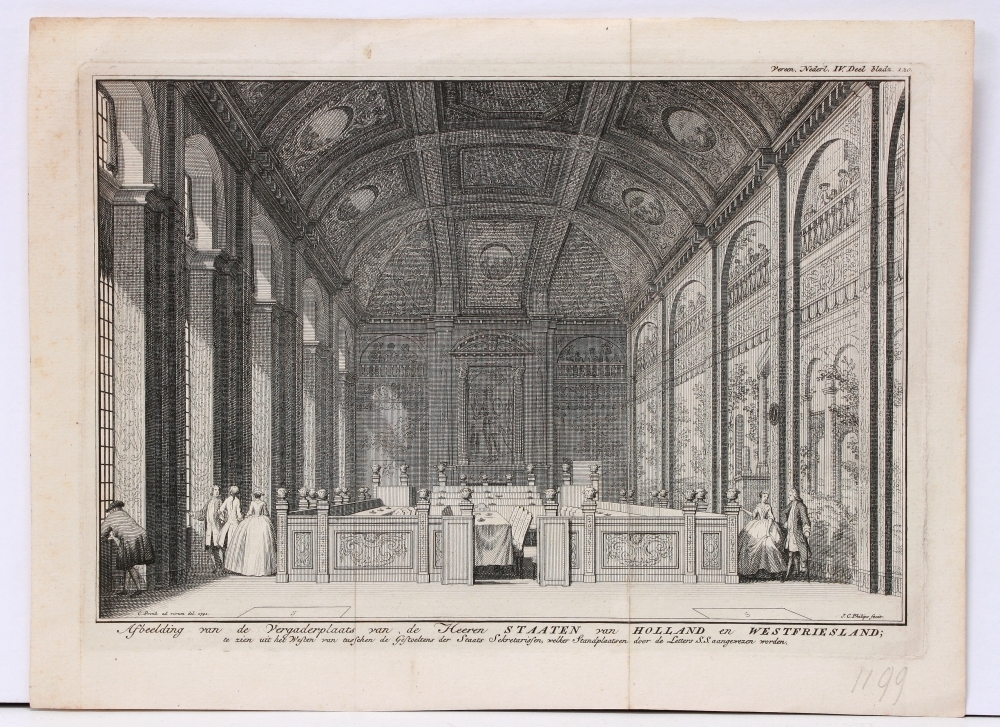 topografie: De Vergaderplaats van de Heren Staten van Holland en Westfriesland.