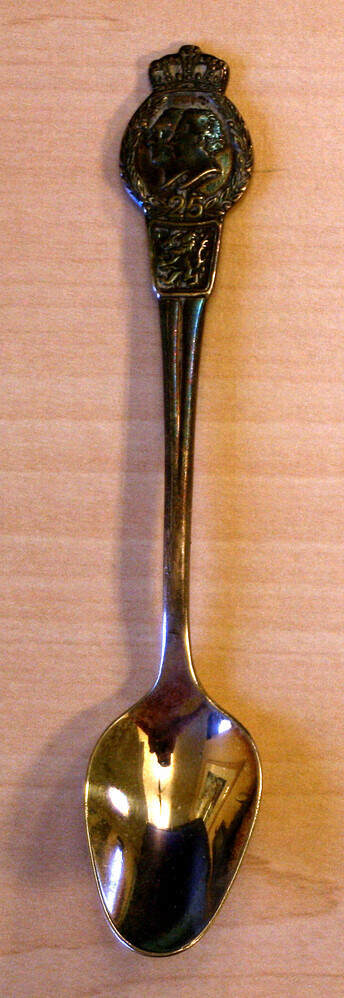 Theelepel 25 jaar Juliana & Bernhard