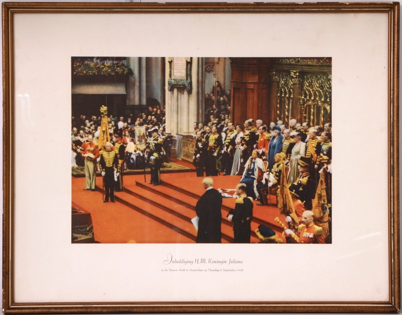 inhuldiging van H.M. Koningin Juliana