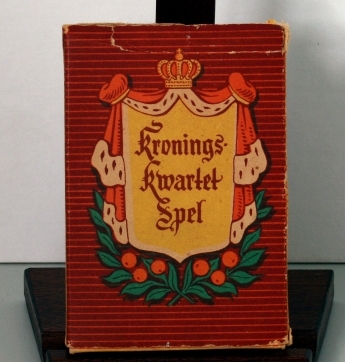 Kwartetspel kroning van H.M. Koningin Wilhelmina