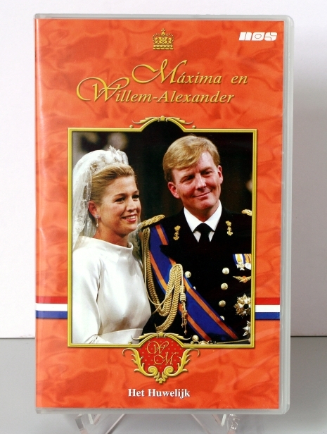 videoband van het huwelijk van Willem-Alexander en Maxima.