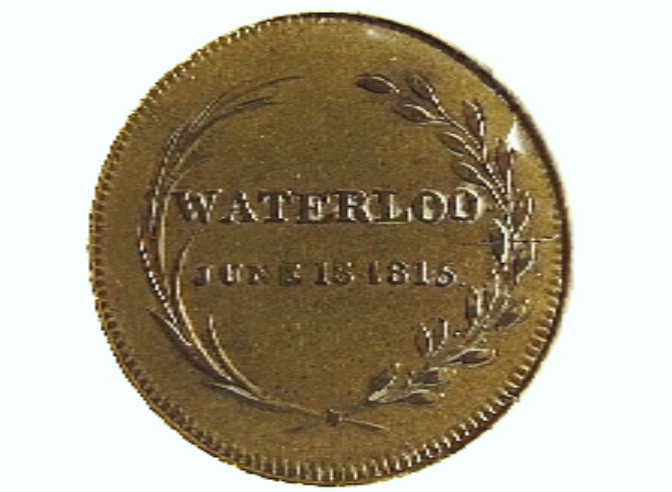 Penning WATERLOO 1815,  JUNE  18.