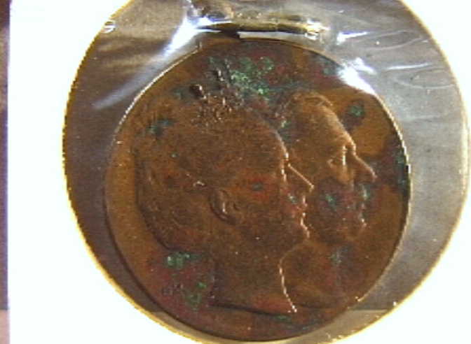 Penning t.g.v. het huwelijk van Wilhelmina en Hendrik.