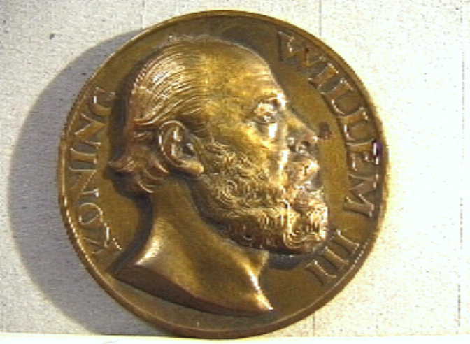 Penning koning Willem III