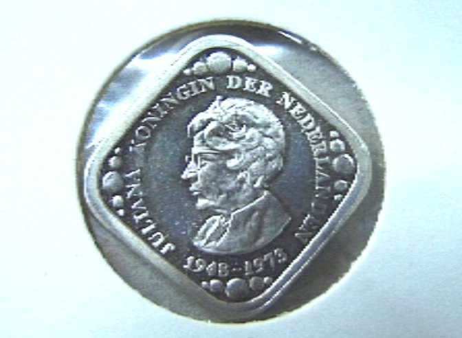 Penning t.g.v. 25-jarig regeringsjubileum van koningin Juliana.