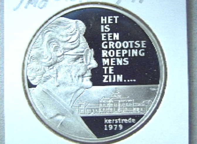 Penning t.g.v. 80-jarige verjaardag van prinses Juliana..