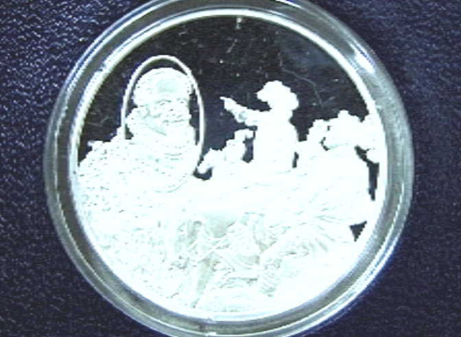 Penning prins Maurits (1567-1625).