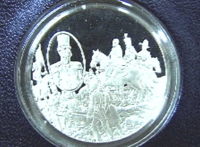 Penning koning Willem II (1792-1849).