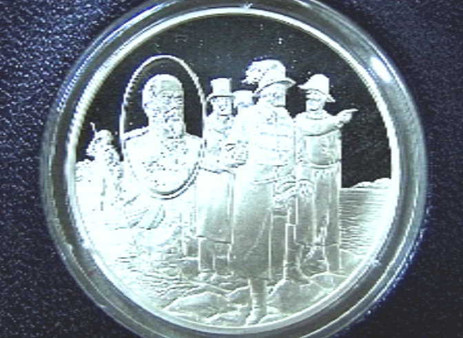 Penning koning Willem III (1817-1890).