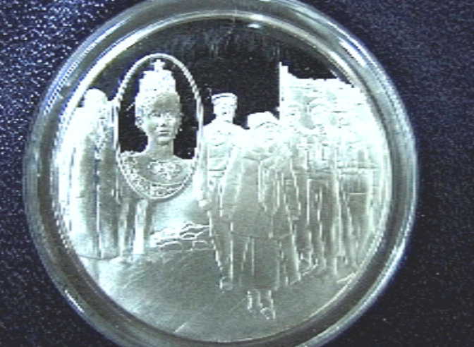 Penning koningin Wilhelmina (1880-1962).