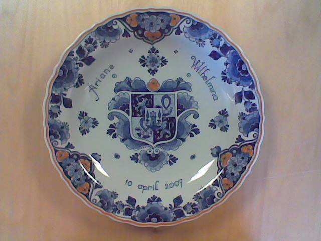 Geboortebord van Ariane.