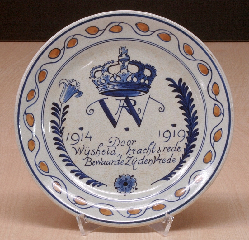 bord Koningin Wilhelmina 1914 - 1919