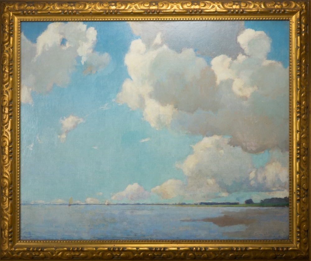 Wolkenlucht boven de Schelde.