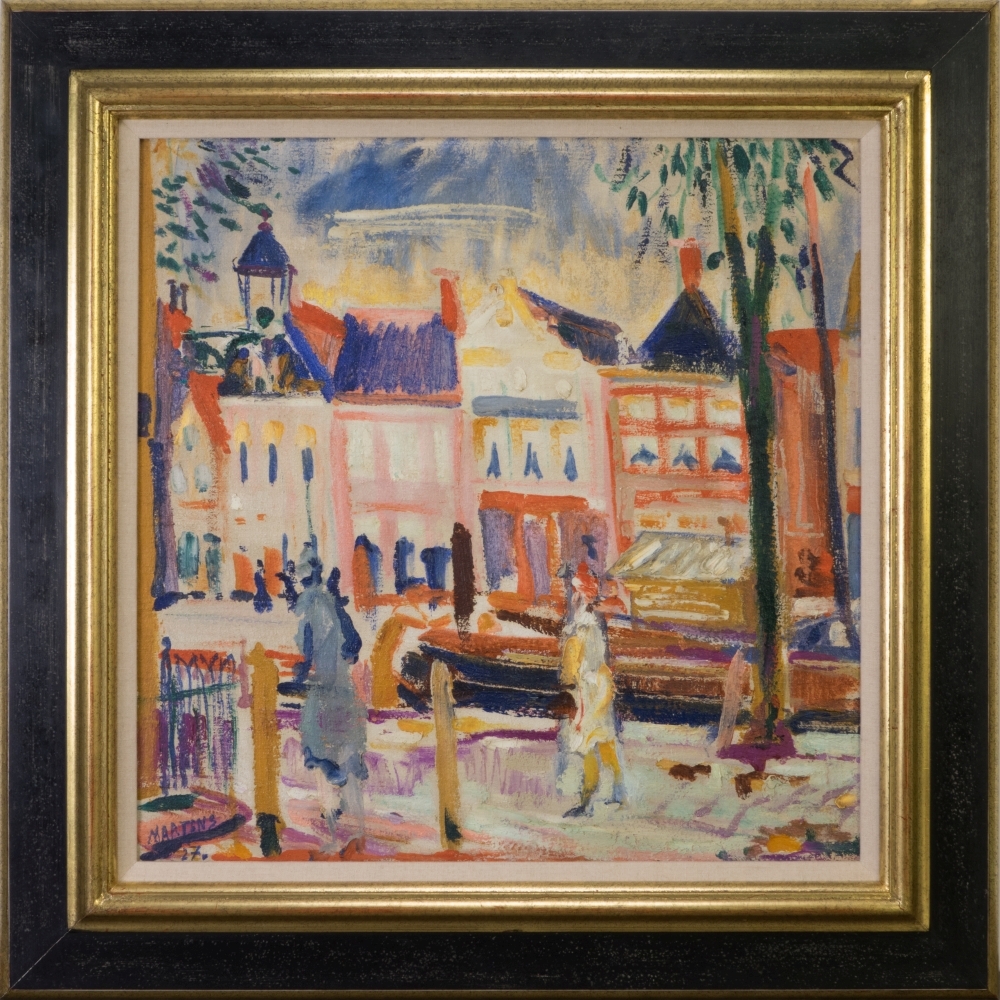 Gezicht op het Schuitendiep.