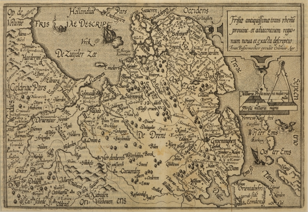 Friesland, Groningen, Drenthe en Overijssel