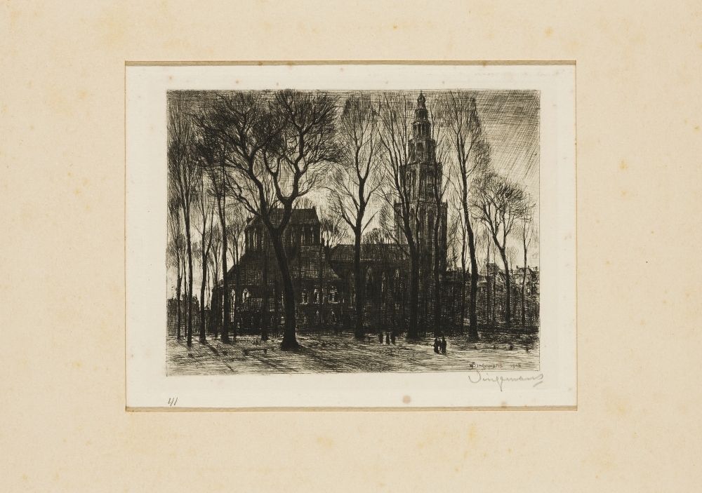 Het Martinikerkhof te Groningen