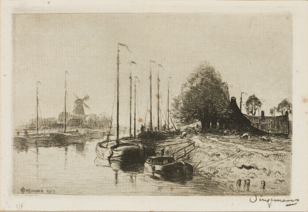 Het Reitdiep te Groningen