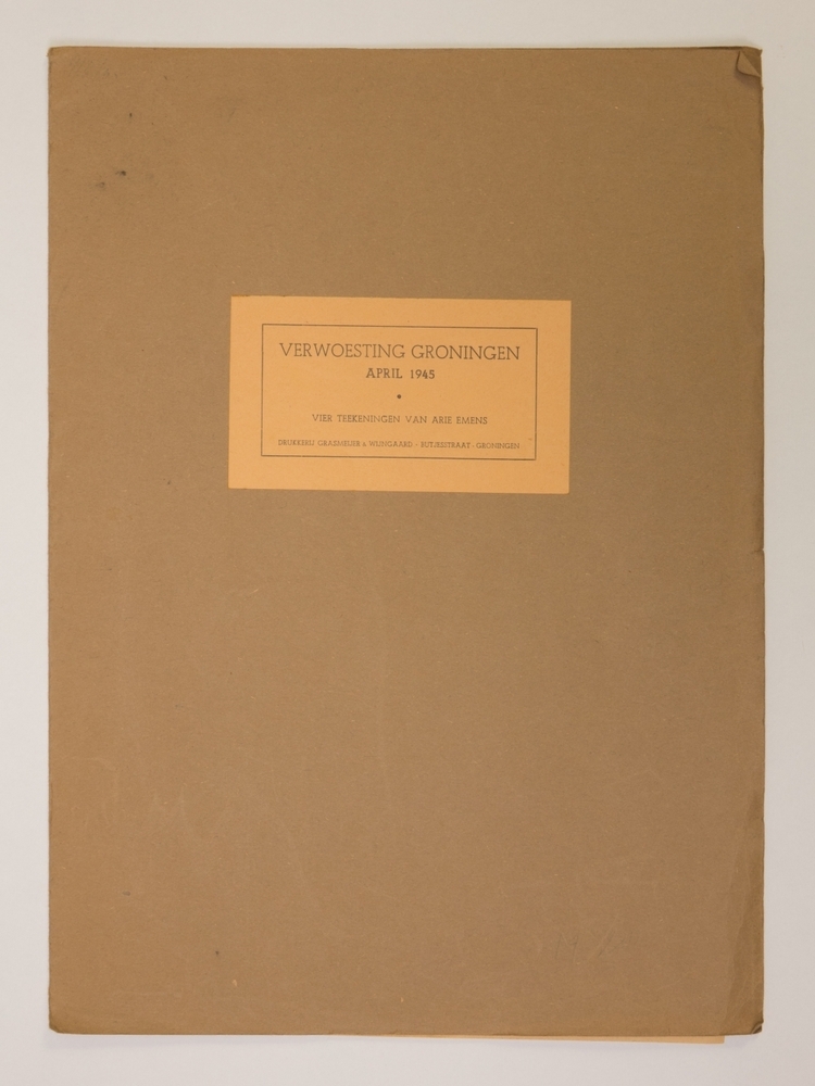 Verwoesting stad Groningen,  1945