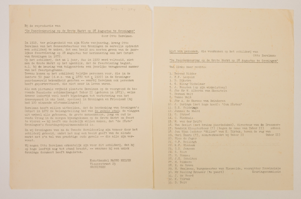 Stencil Paardenkeuring Eerelman