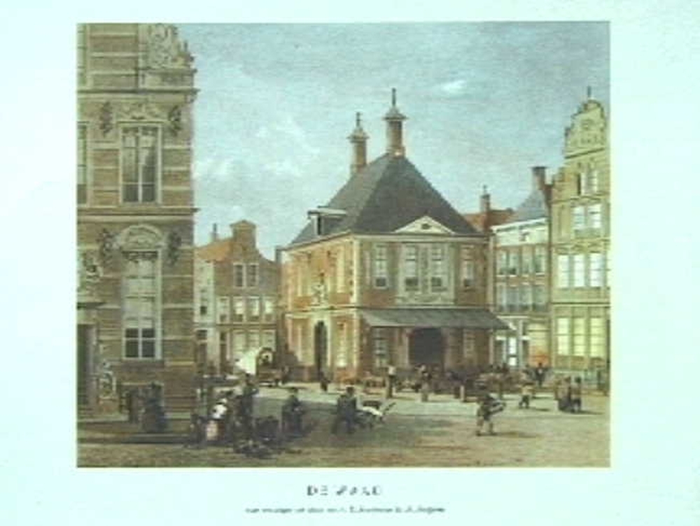 Vijf reproducties (kalenderbladen?)