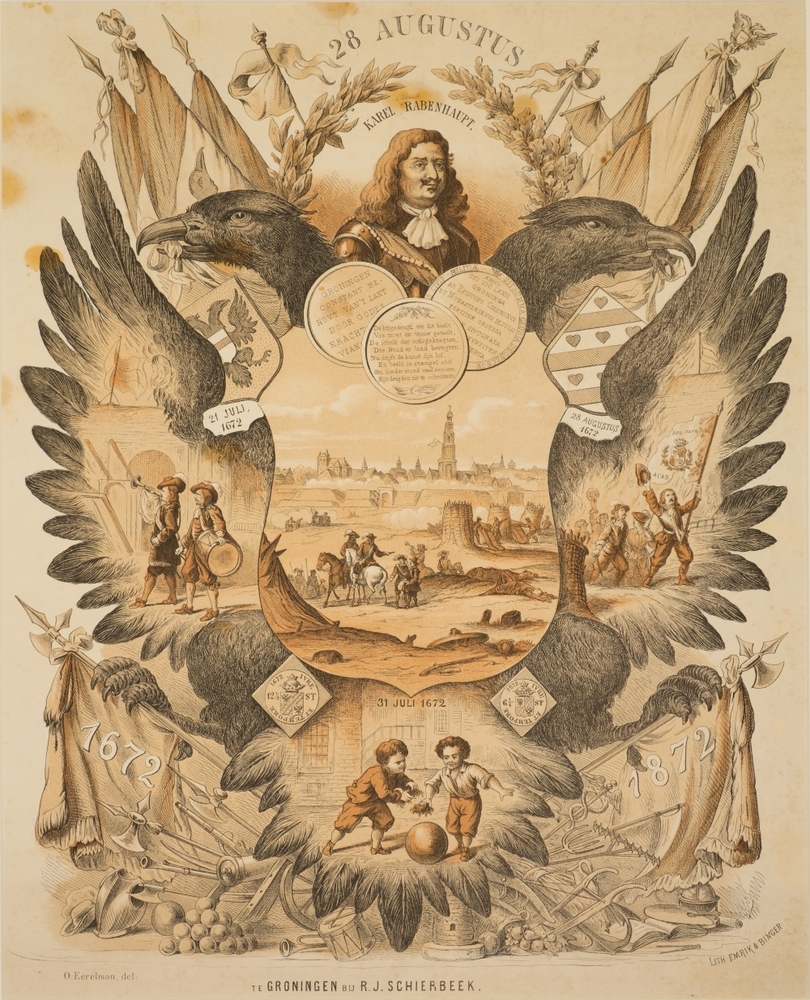 Gedenkprent 28 augustus 1672