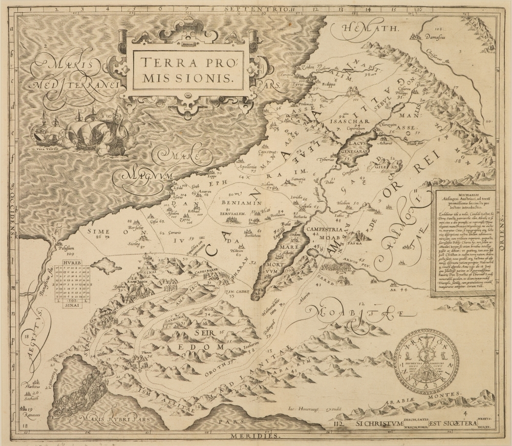 Kaart van het Beloofde Land