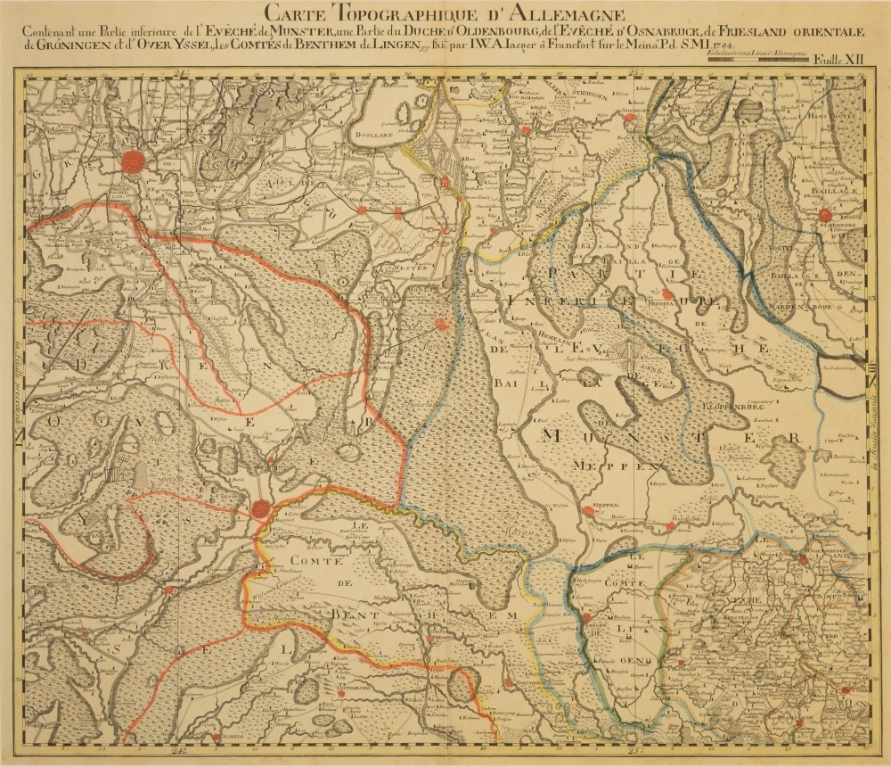 Drenthe, Westerwolde en een deel van Duitsland